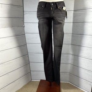 Levi's Demi Curve Women's Low Rise Skinny Jeans Dark Wash Black Size 25x32 $64